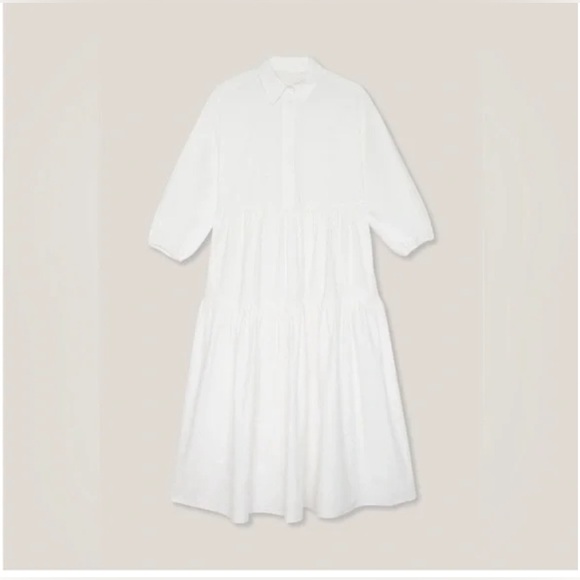 Modern Citizen Delia organic cotton tiered maxi dress size XL/1X EUC - Picture 4 of 15